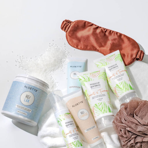 Coconut Tumer Collection + Relax + on towel and bath.jpg